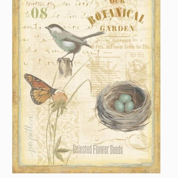 Mon Jardin II Wall Art by Lisa Audit 18.5 in x 22.5 in framed - Picture 2 of 8